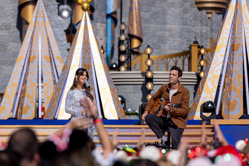 Maren Morris at the Disney Park's Magical Christmas Day Parade which will air on Dec. 25, 2022 on ABC.