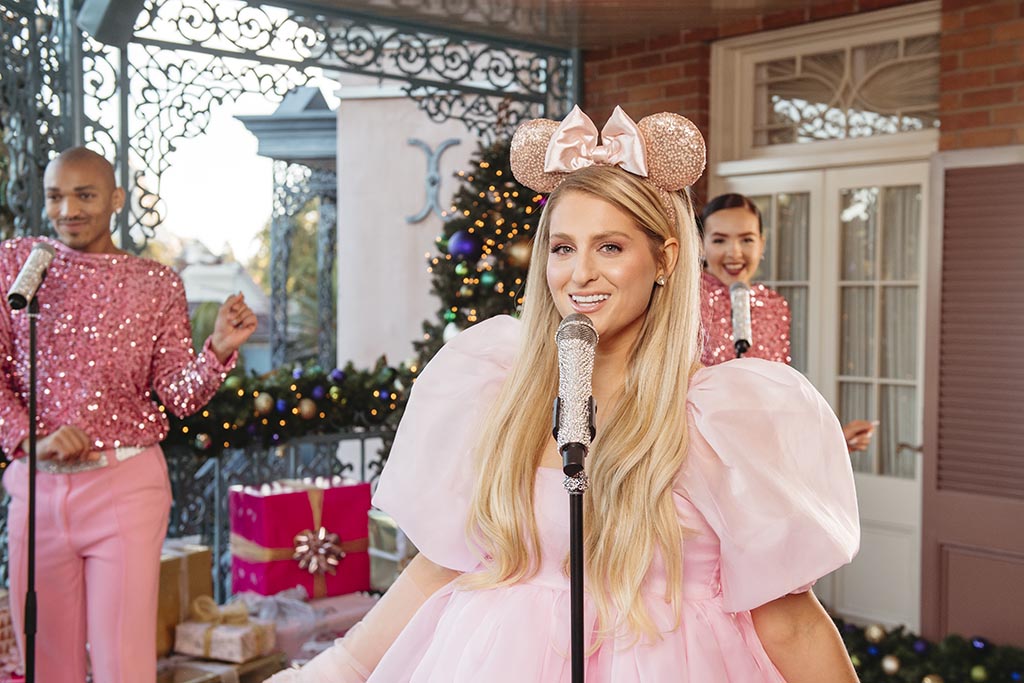 Meghan Trainor at the Disney Park's Magical Christmas Day Parade which will air on Dec. 25, 2022 on ABC.