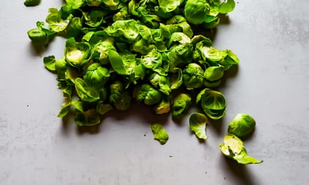 Brussels sprouts peels