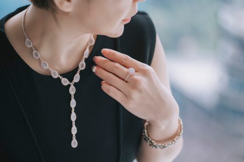 older woman statement jewelry