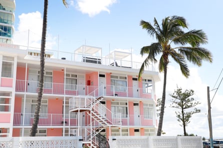 Blast from the past: The Pink Hotel in Coolangatta.