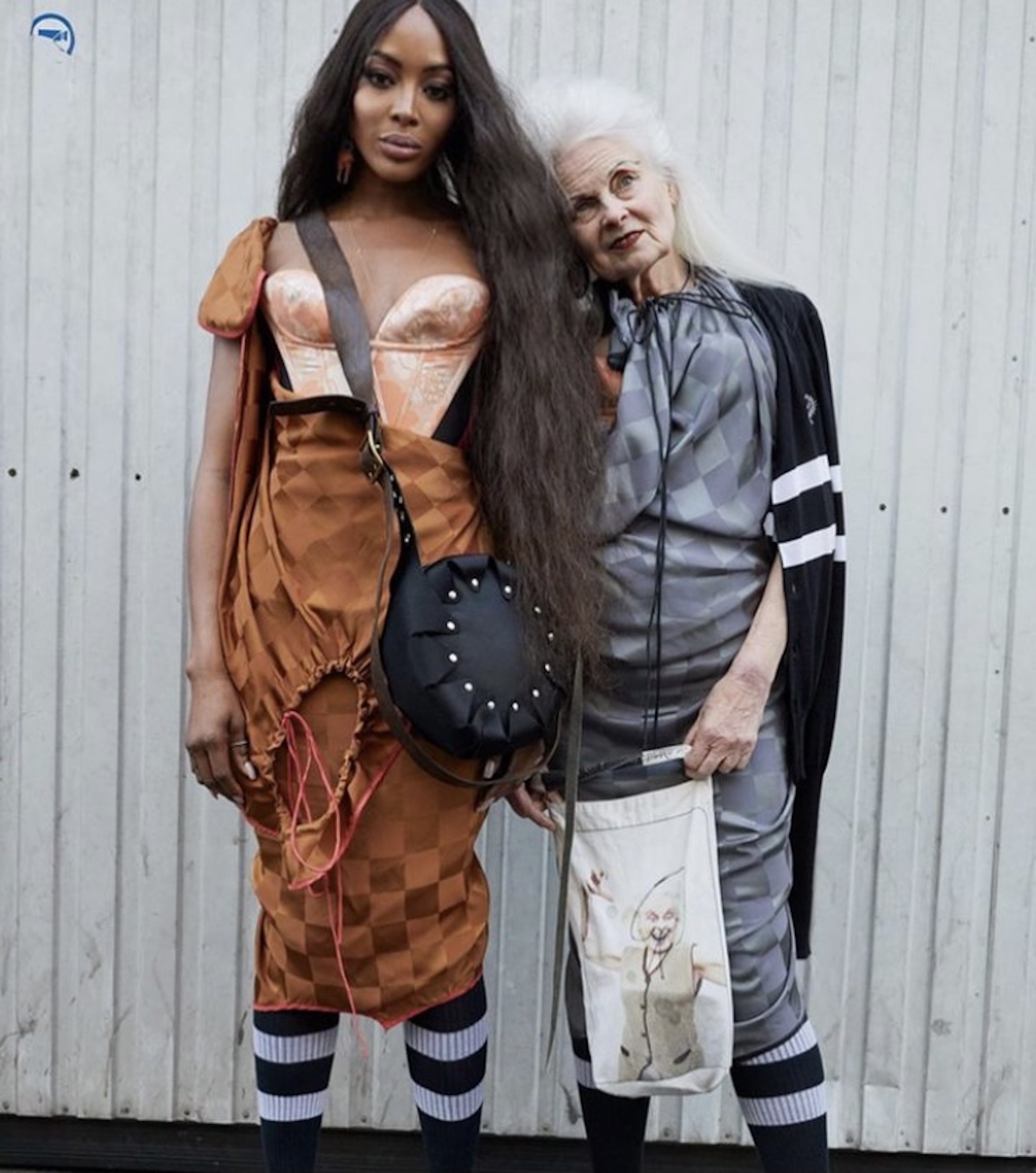 Vivienne Westwood and Naomi Campbell