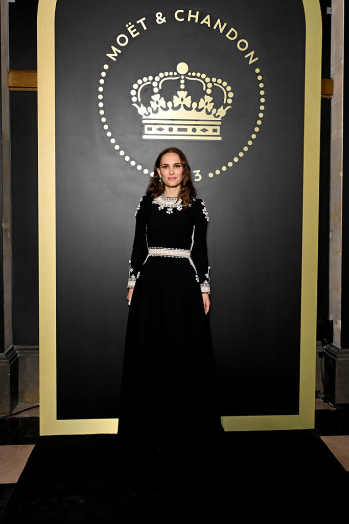 Natalie Portman Wore Dior Haute Couture To The Moet & Chandon Effervescence Event