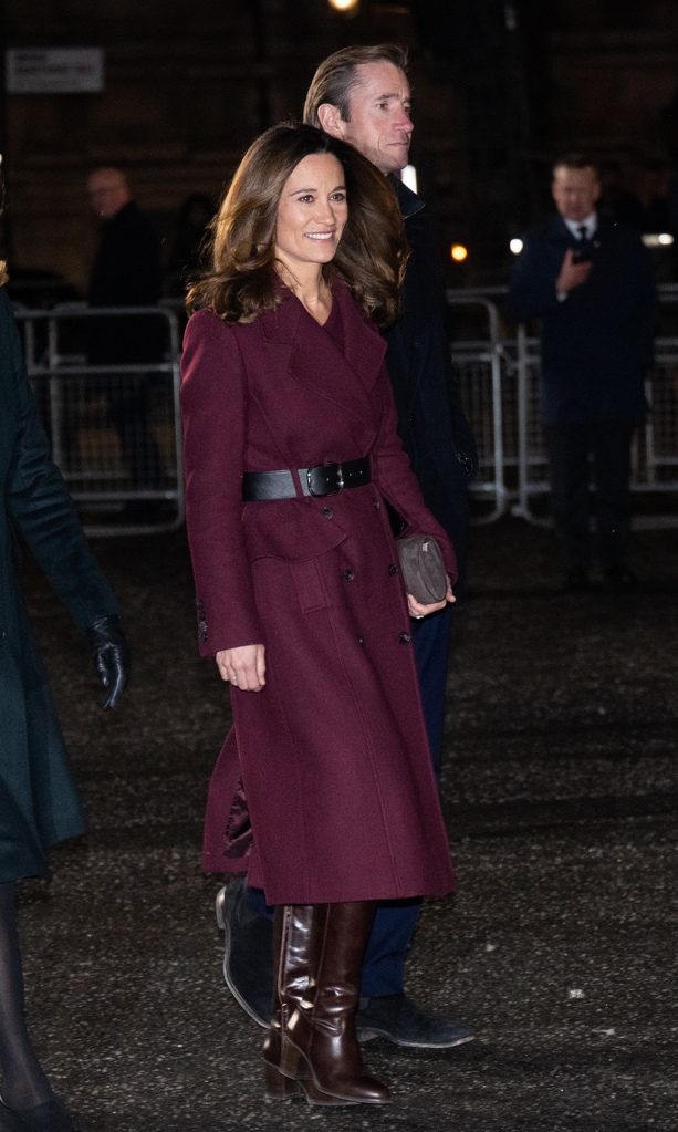 Pippa Middleton attended the 'Together at Christmas' carol service at Westminster Abbey on Dec. 15, 2022 in London.