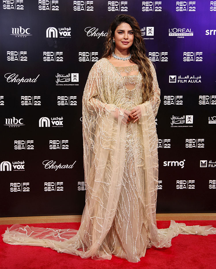 Priyanka Chopra Wore Tony Ward Couture To The Red Sea Film Festival Opening Ceremony