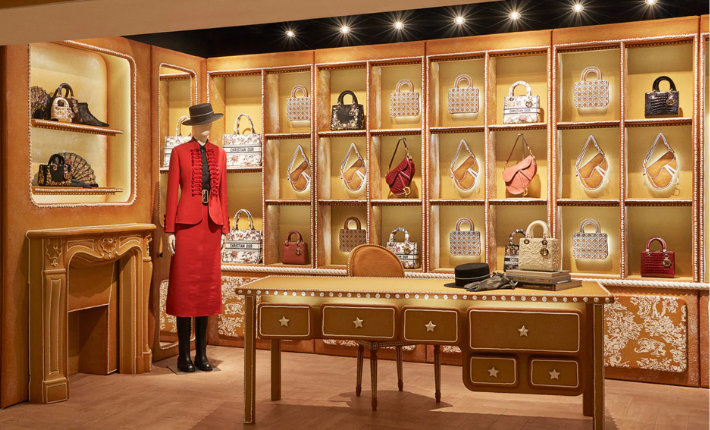 the fabulous world of Dior at harrods