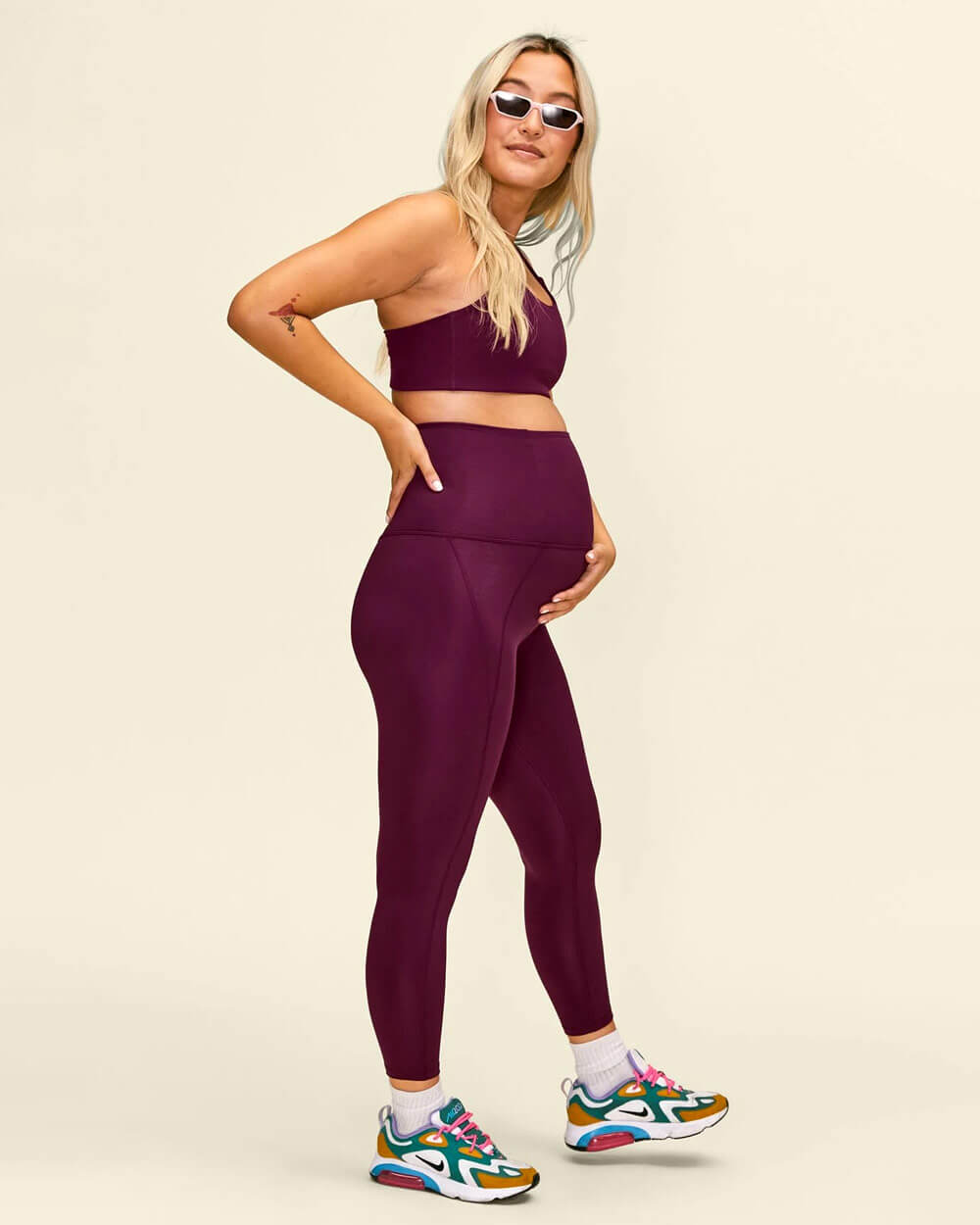 Girlfriend Collective maternity leggings 