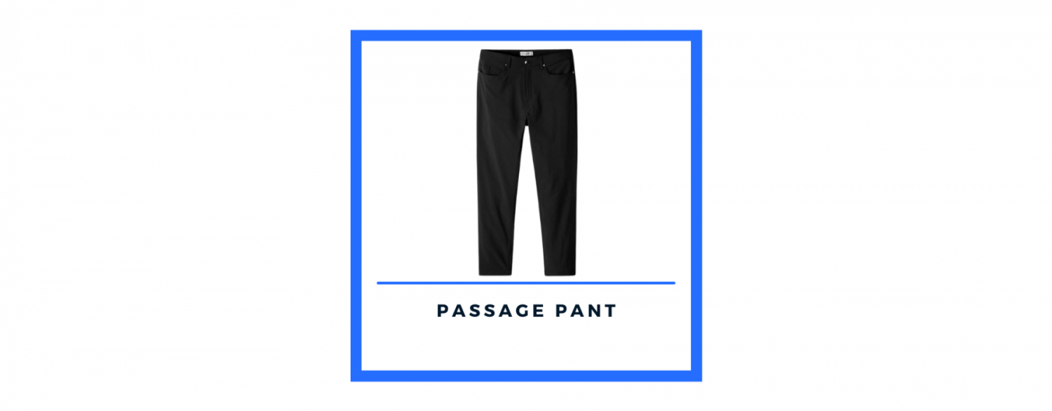 Olivers Apparel passage pant in black