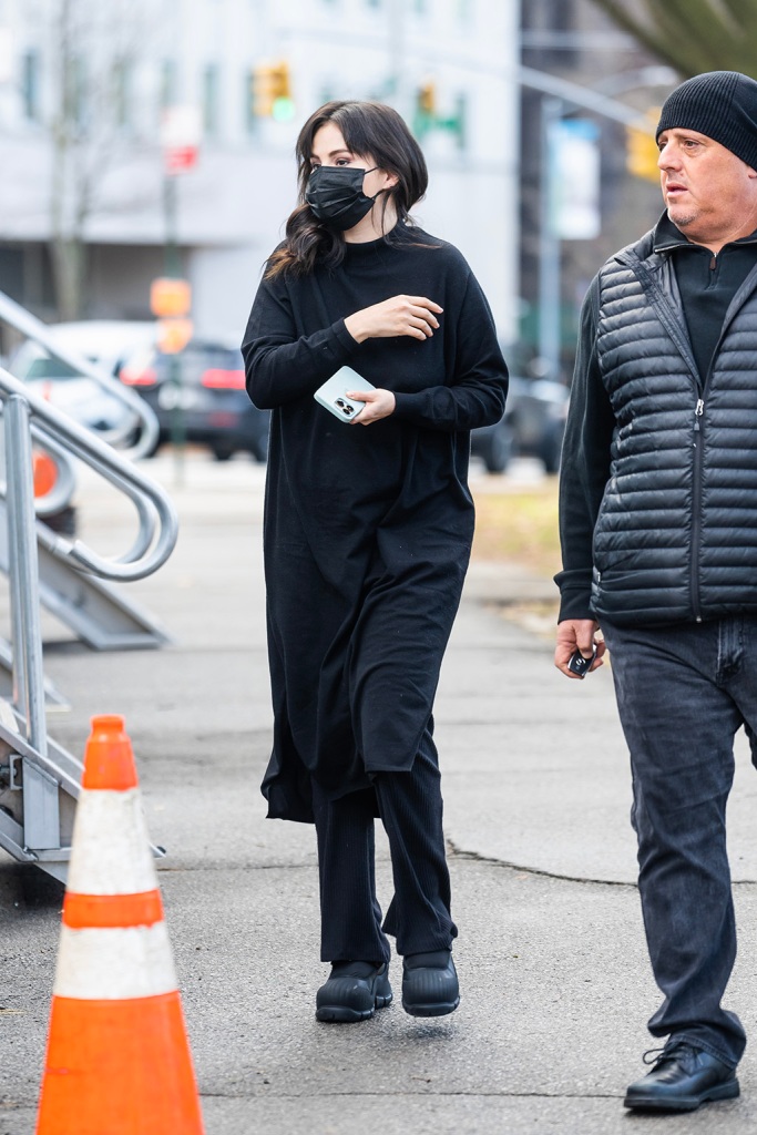 Selena Gomez is seen filming 