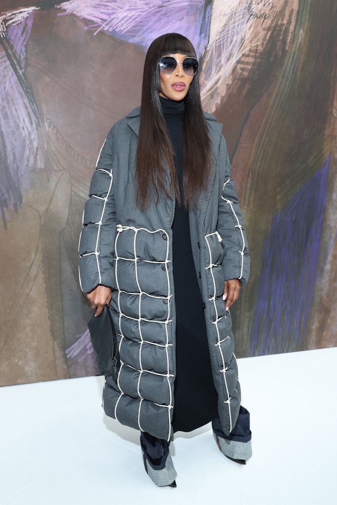 Naomi Campbell attends the Loewe menswear fall 2023 show as part of Paris Fashion Week on Jan. 21, 2023 in Paris.
