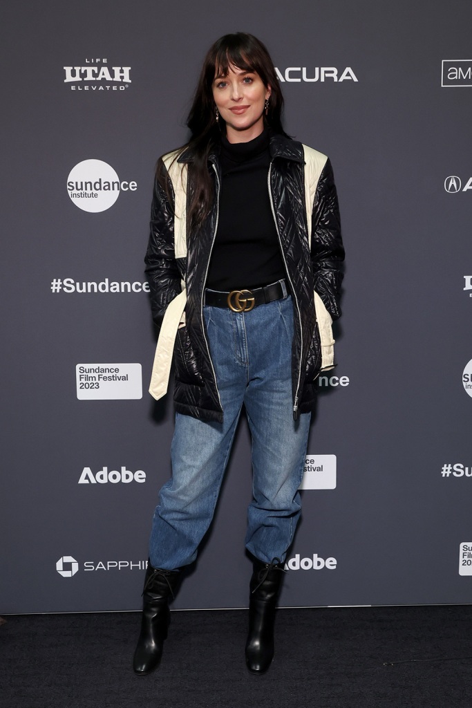 Dakota Johnson attends the 2023 Sundance Film Festival for the premiere of 