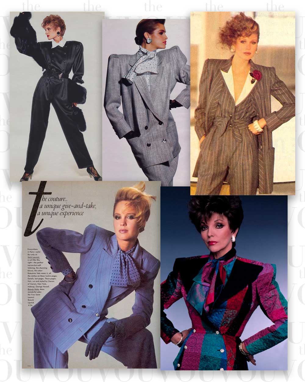 80s Power Suits - 80s fashion