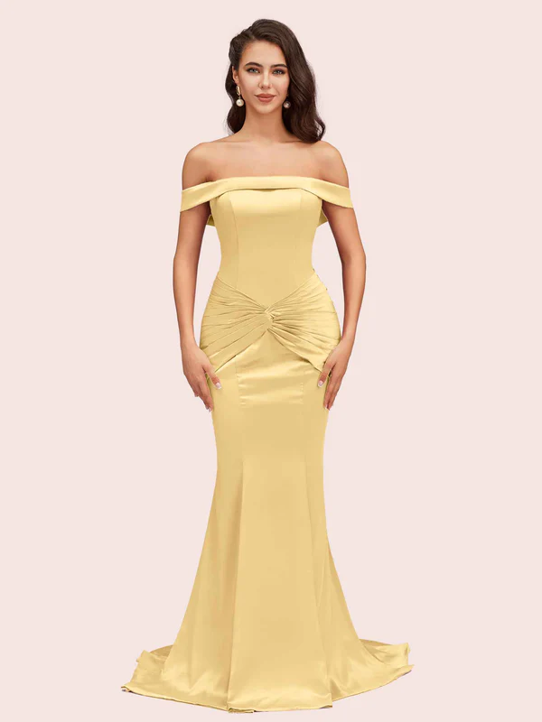 plus size gold satin bridesmaid dresses spring