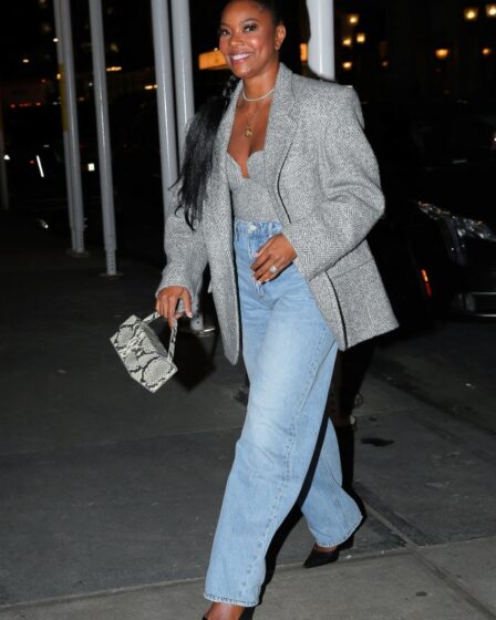 Actress Gabrielle Union pictured as she arrives at the Polo Bar for dinner with friends in New York City, NY, USA.Pictured: Gabrielle Union Ref: SPL5517708 260123 NON-EXCLUSIVE Picture by: Felipe Ramales / SplashNews.com Splash News and Pictures USA: +1 310-525-5808 London: +44 (0)20 8126 1009 Berlin: +49 175 3764 166 photodesk@splashnews.com World Rights