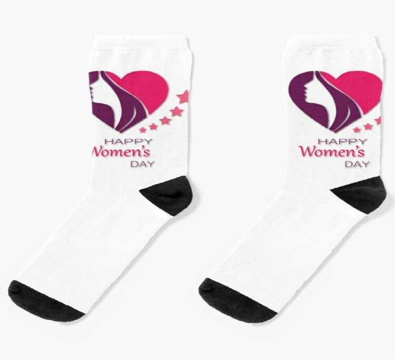 International womens day with customized socks