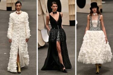 Chanel’s haute couture spring-summer 2023-2024 collection at Paris fashion week on Tuesday.
