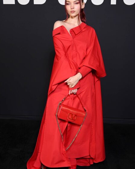Dove Cameron, Valentino Spring 2023 Show, Haute Couture, Platform Sandals