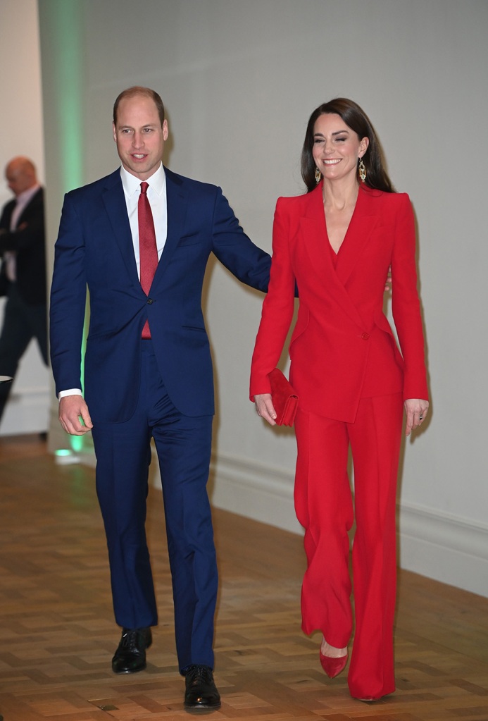 Prince William, Prince of Wales and Catherine, Princess of Wales attend a pre-campaign launch event, hosted by The Royal Foundation Centre for Early Childhood, at BAFTA on Jan. 30, 2023 in London.