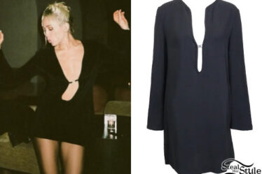 Miley Cyrus: Black Mini Dress