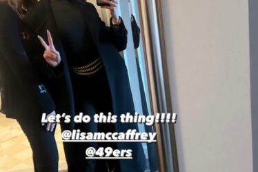 Olivia Culpo and Lisa McCaffrey on Instagram