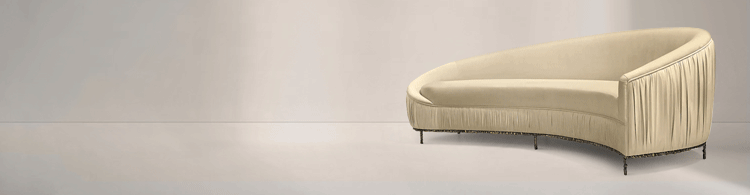 my object of desire koket curved sofa