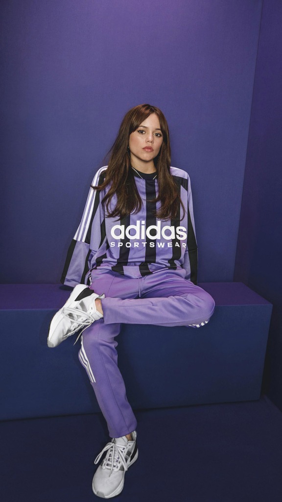 Jenna Ortega for Adidas.