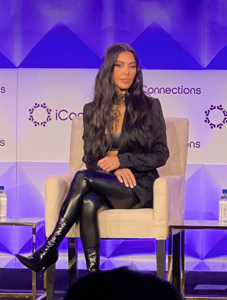 Kim Kardashian, IConnections Conference, Miami, Latex Boots 