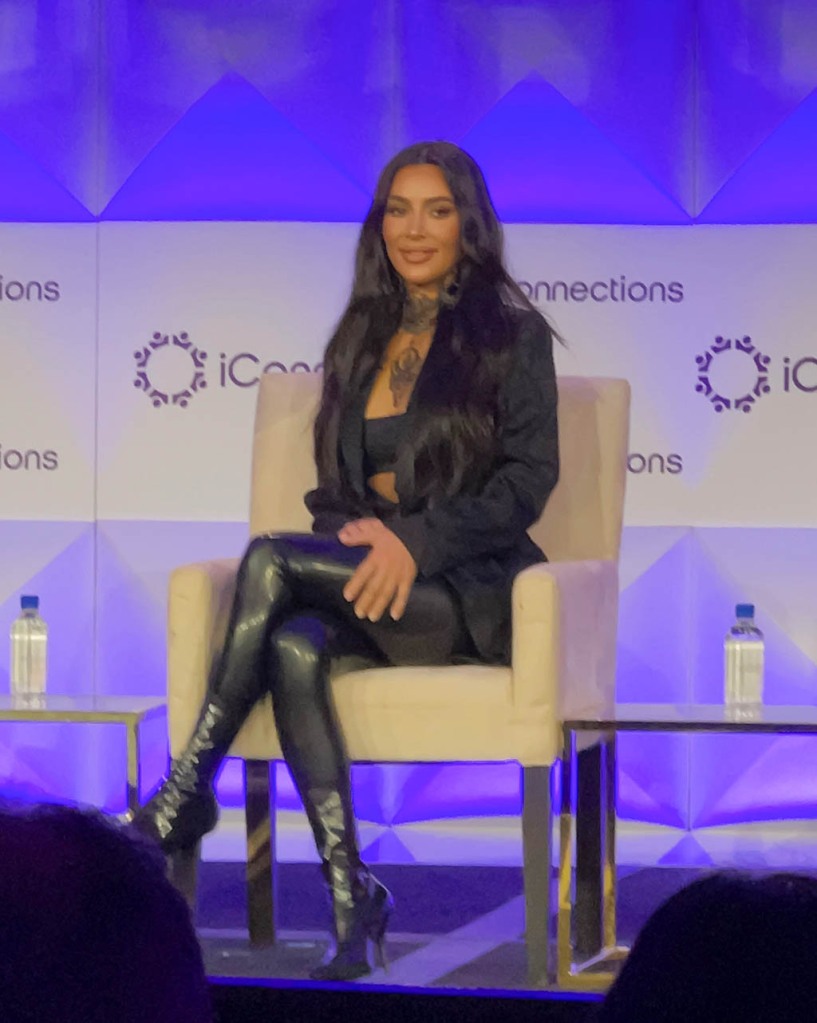 Kim Kardashian, IConnections Conference, Miami, Latex Boots 