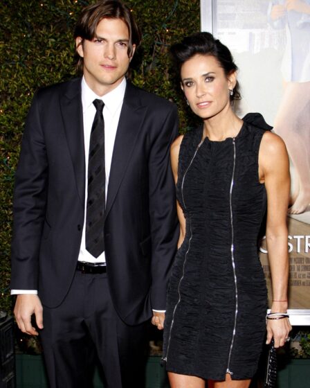 Ashton Kutcher and Demi Moore at the Los Angeles Premiere of quotNo Strings Attachedquot on January 11 2011.