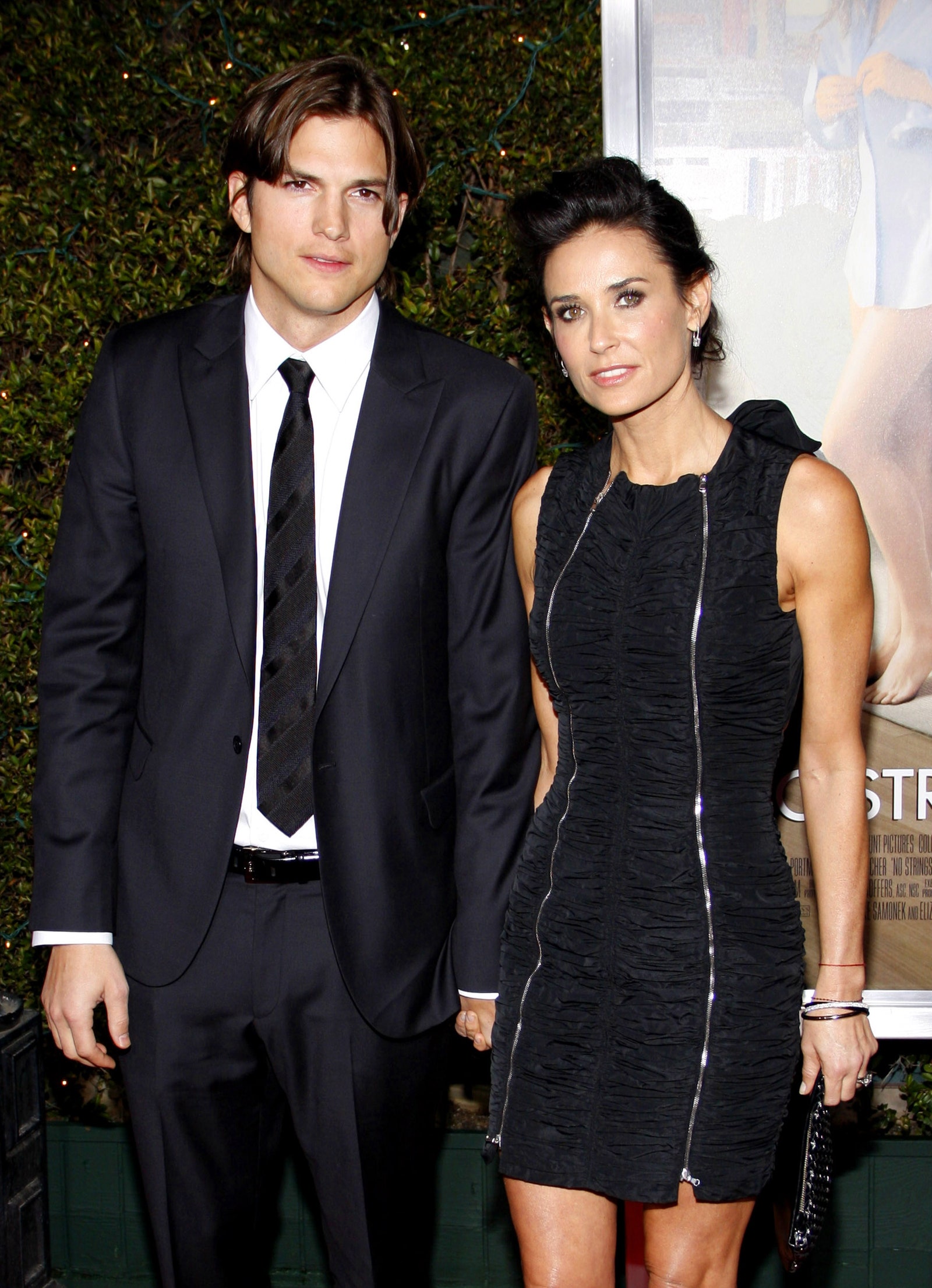 Ashton Kutcher and Demi Moore at the Los Angeles Premiere of quotNo Strings Attachedquot on January 11 2011.