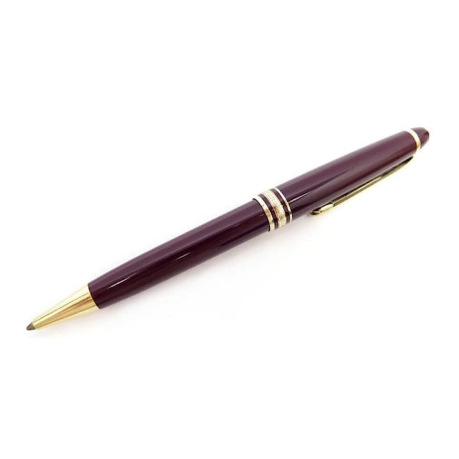 Montblanc Meisterstuck ballpoint pen in bordeaux burgundy color