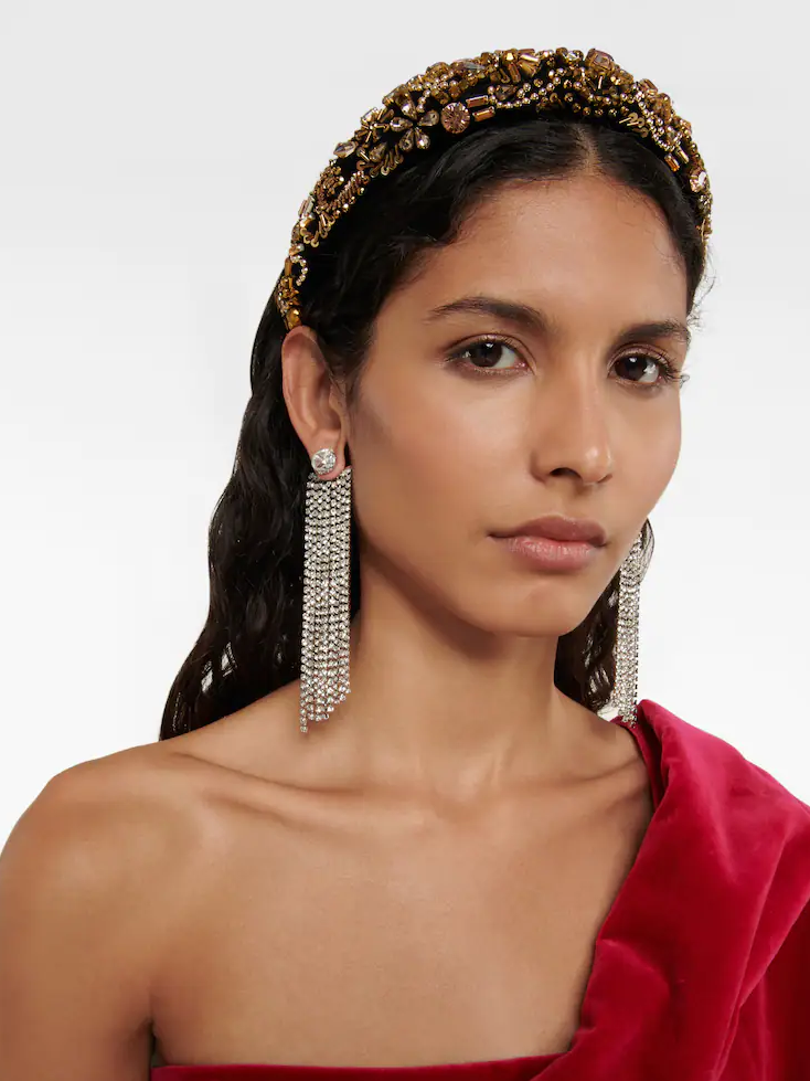 2023 Jewelry Trends: Shoulder-Skimming Earrings