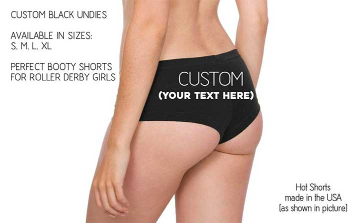 Custom Text Underwear - by So Effing Cute