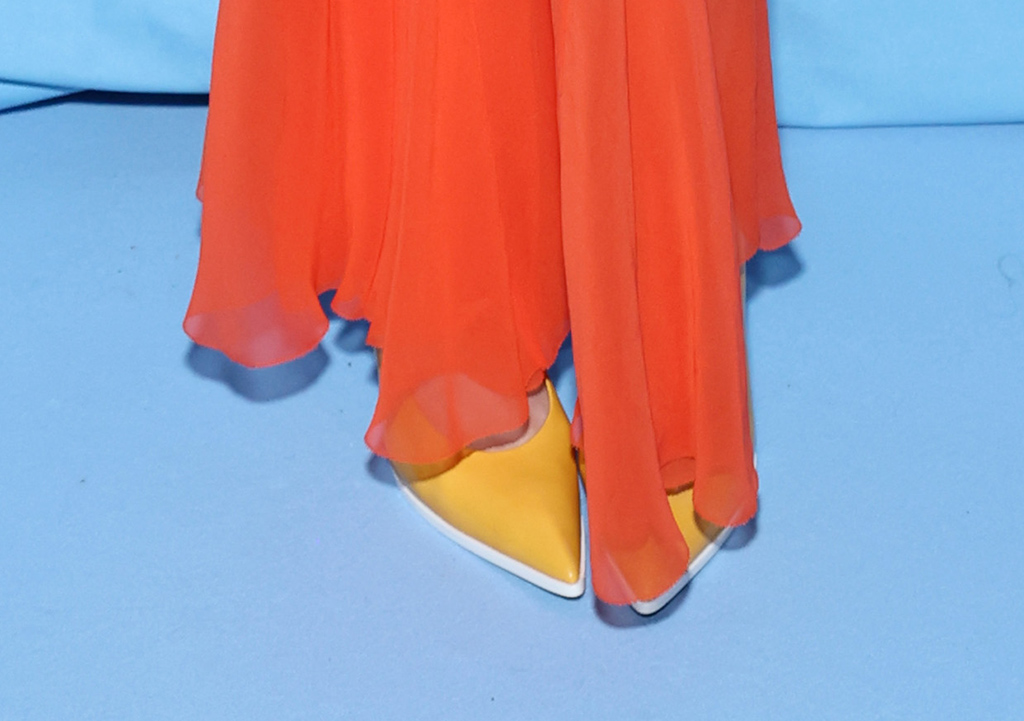Suki Waterhouse attends the Tory Burch fall 2023 New York Fashion Week show on Feb. 13, 2023 in New York.