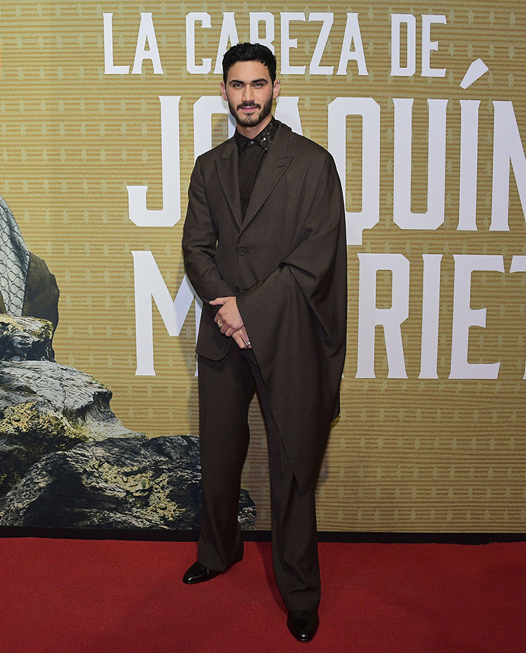 Alejandro Speitzer Wore Fendi To The 'La Cabeza de Joaquin Murriet' Mexico Premiere