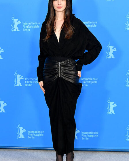 Anne Hathaway Wore Alaïa To The 'She Came To Me' Berlin Film Festival Photocall