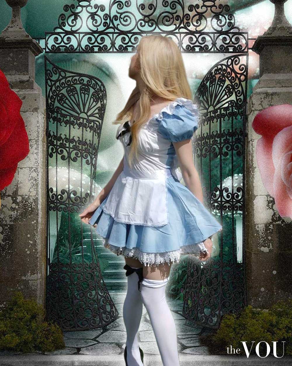 Alice in Wonderland Dreamcore outfit