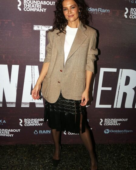 Katie Holmes, The Wanderers Opening Night, Red Carpet, Pumps