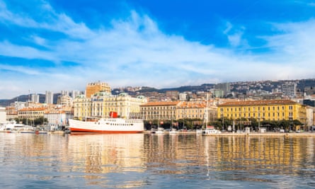 Rijeka waterfront, Croatia.
