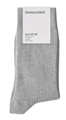 Unrecorded Organic Blend Socks