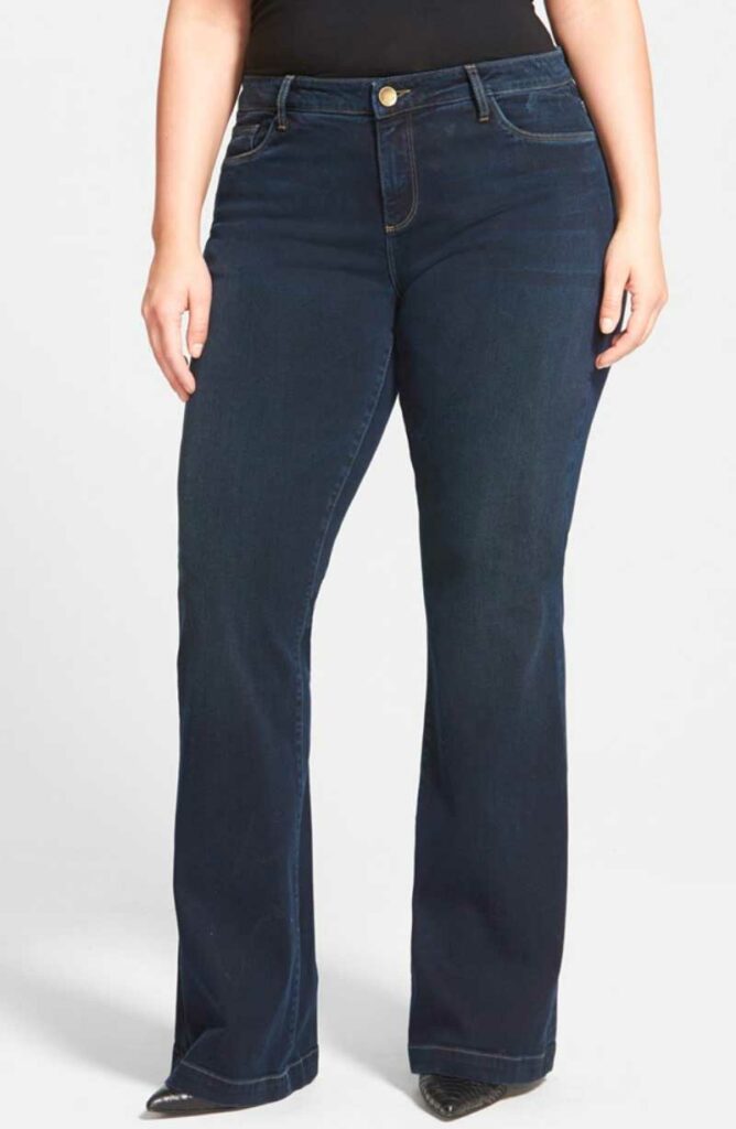 KUT from the Kloth’ Chrissy’ Stretch Flare Leg Jeans