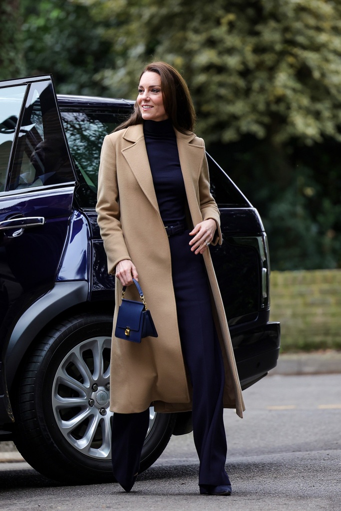 Kate Middleton visits the Oxford House nursing home on Feb. 21, 2023 in Slough, Eng.