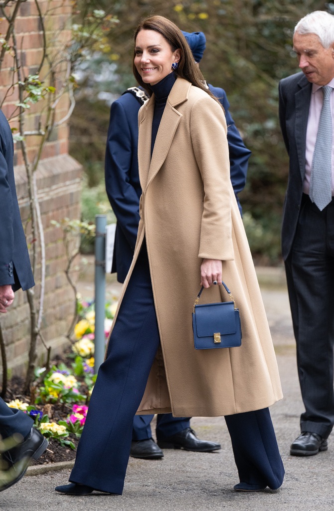 Kate Middleton visits the Oxford House nursing home on Feb. 21, 2023 in Slough, Eng.