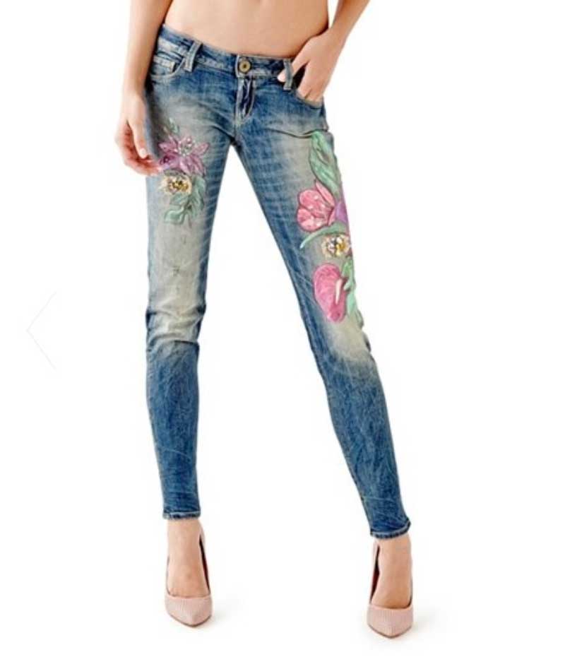Guess Floral Jeans