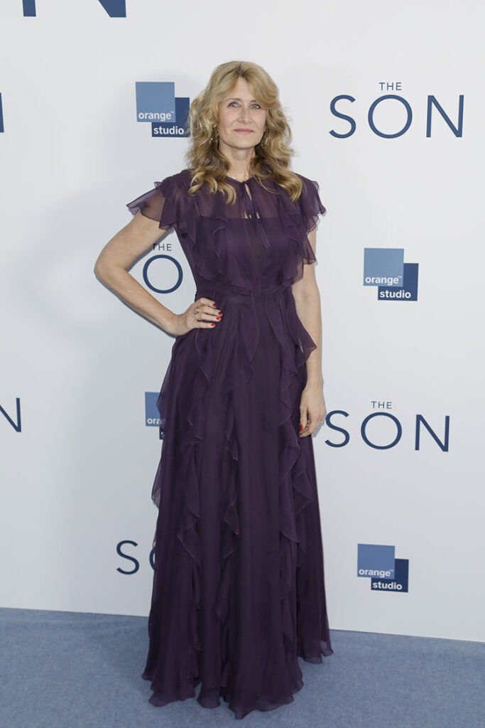 Laura Dern Wore Dior To Two Paris Premieres For 'The Son' 