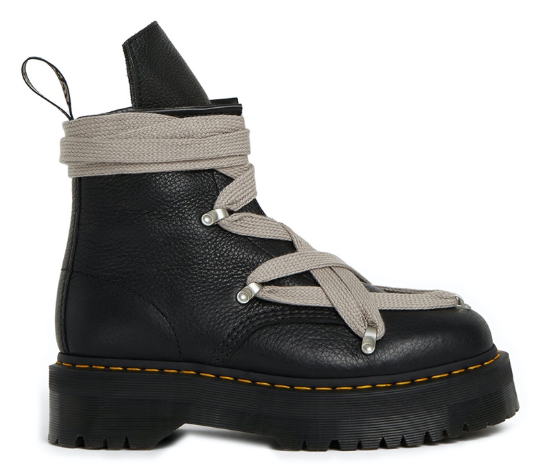 Dr. Martens, Rick Owens, collaborations, boots, lace up boots, combat boots