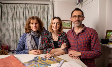 Ella Clarke, 27, is living with her parents, Tim and Louise