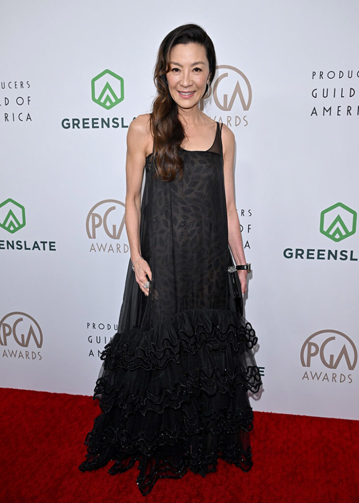 Michelle Yeoh
Chanel
2023 Producers Guild Awards 

Chanel Spring 2023 Haute Couture