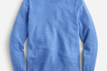 Product image of cornflower blue cashmere sweater from J.Crew