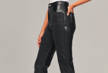 Abercrombie Sale: Shop Curve Love Denim & Leather Pants for 25% Off
